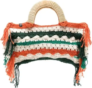 mini Vera crochet tote bag