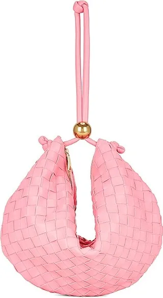 Bottega Veneta Medium Turn Pouch Bag in Pink