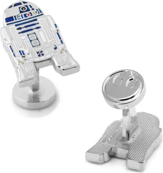 R2D2 Enamel Cufflinks