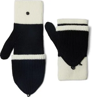 rag & bone Margo Fingerless Gloves (Black Multi) Extreme Cold Weather Gloves