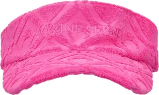 Jacquard cotton toweling visor cap