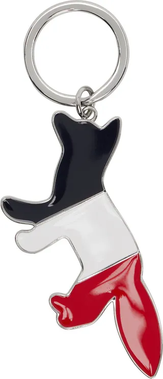 Maison Kitsuné Silver Fox Keychain