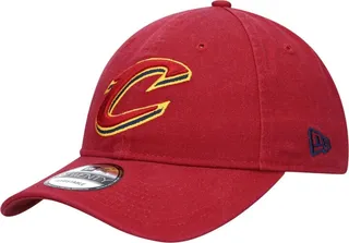 Men's New Era Wine Cleveland Cavaliers Official Logo 9TWENTY Team Color Adjustable Hat