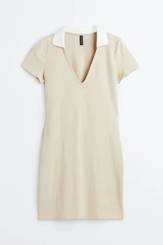 Collared Bodycon Dress