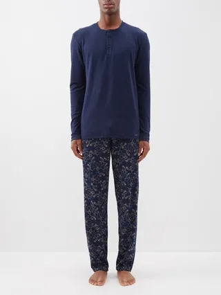 Printed-cotton Pyjamas