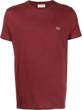 logo-patch cotton T-shirt