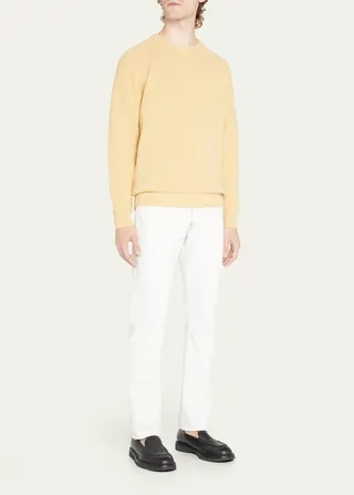 Men's Upson Cashmere-Wool Crewneck Sweater