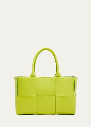 Arco Small Bicolor Intrecciato Napa Tote Bag