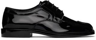 Maison Margiela Black Patent Tabi Derbys