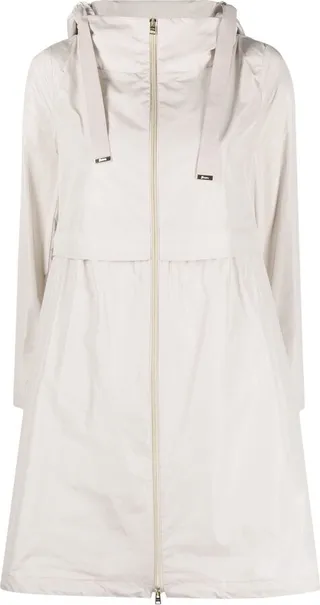 Zip-Fastening Hooded Jacket