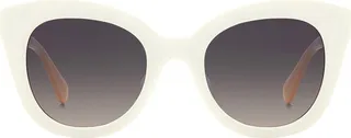 Belah 50mm Gradient Round Sunglasses