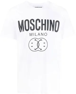 logo-print organic cotton T-shirt