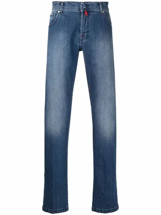 Low-Rise Slim-Fit Jeans
