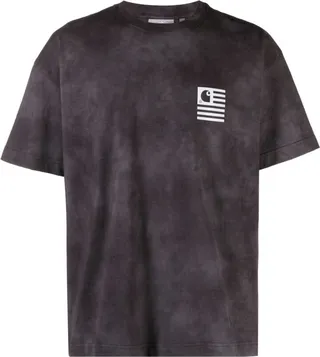 Black Chromo Print T-Shirt