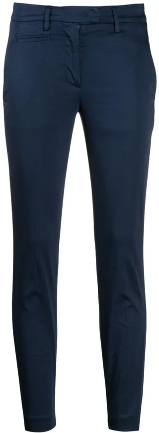 Slim-Fit Cropped Trousers