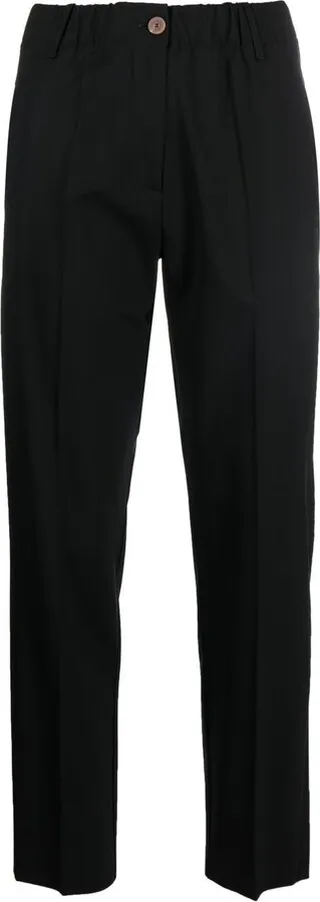 Straight-Leg Tailored Trousers