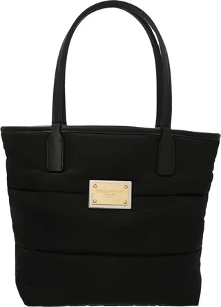 Dolce & Gabbana Logo-Plaque Padded Small Tote Bag