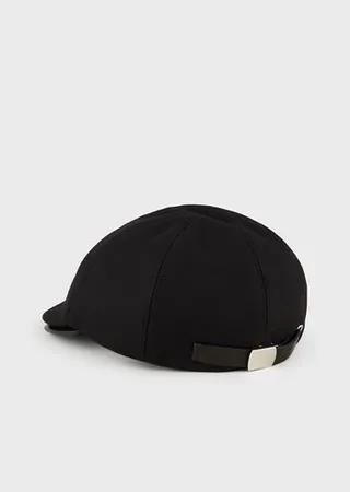 Wool-blend flat cap