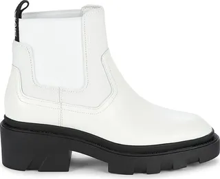 Mastro Leather Pull-On Combat Boots