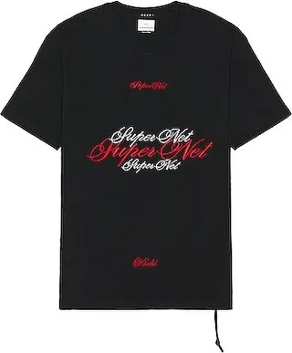 Ksubi Scripted Kash Tee in Black