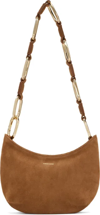 ANINE BING Brown Mini Jody Bag