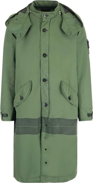 Stone Island Hooded Trench Coat