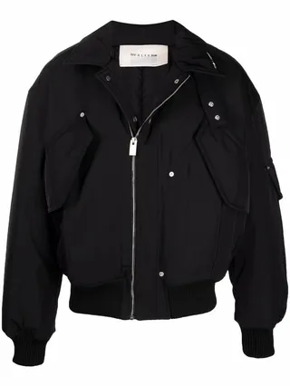 Flap-Pocket Bomber Jacket