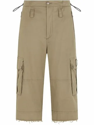 Knee-Length Cargo Shorts