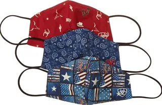 Ariat Western Print Mask (Multipack 1) Knit Hats