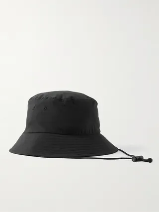 Logo-Appliquéd Shell Bucket Hat