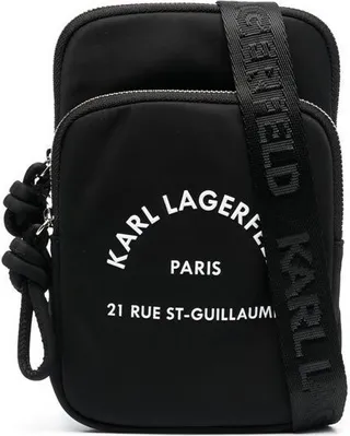 Logo-Print Crossbody Tote Bag