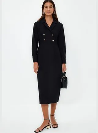 Black Plain Weave