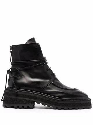 Carro ridged-sole leather boots