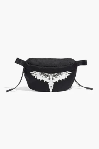 Tempera Wing printed shell belt bag
