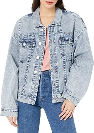 True Religion Women's Stacked Hs Oversized Jimmy JKT