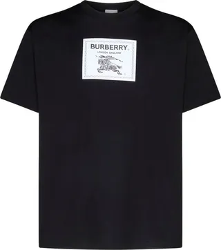 Burberry Logo Patch Crewneck T-Shirt