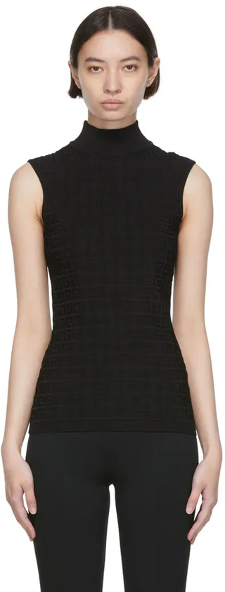 Givenchy Black Viscose Turtleneck