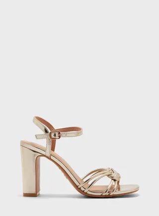 Twisty Double Strap Sandals