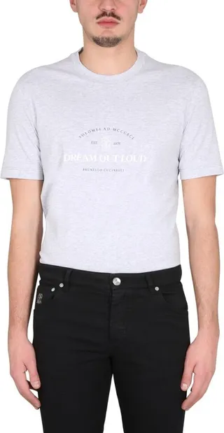 Brunello Cucinelli Dream Out Loud Crewneck T-Shirt