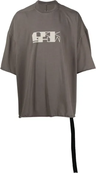 logo-print detail T-shirt