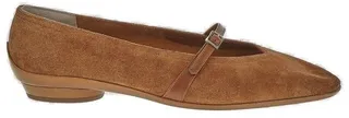 Salvatore Ferragamo Audrey Buckled Ballerina Shoes