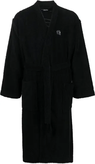 Ikonik 2.0 Karl-embroidered bath robe