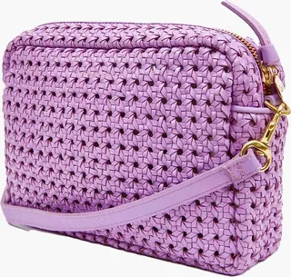Lilac Rattan Midi Sac