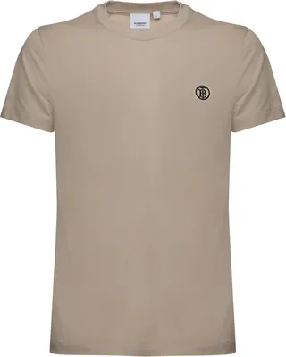 Burberry Logo-Embroidered Crewneck T-Shirt