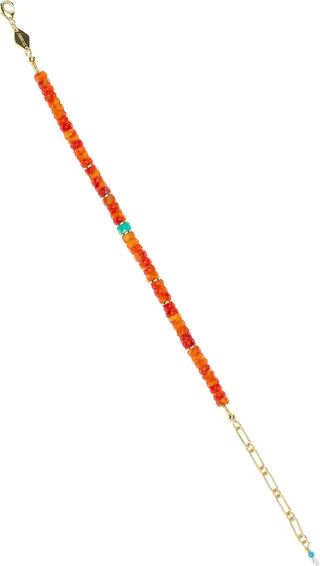 Women's Sunseeker 18K Gold-Plated Brass Beaded Bracelet