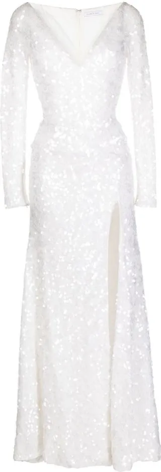Fluer sequin-embellished gown