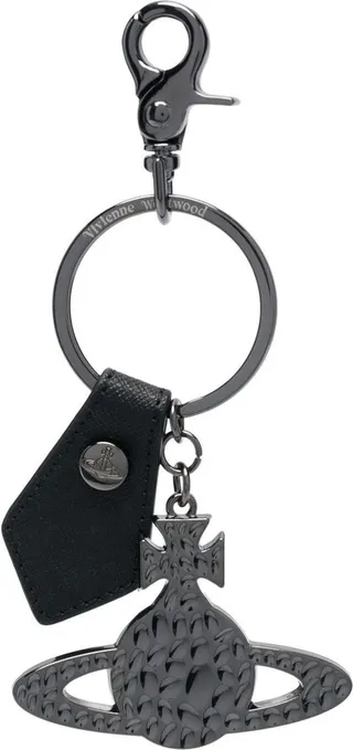Orb-plaque detail keyring