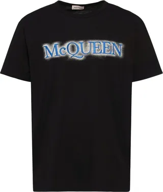 Spray logo cotton t-shirt