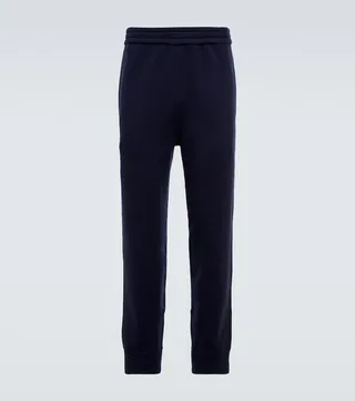 Virgin wool jersey sweatpants