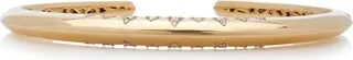 Women's 18k Yellow Gold Crown Cuff Bracelet